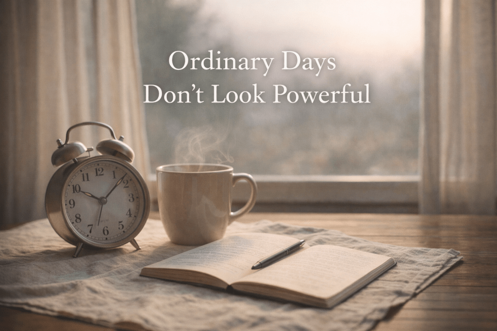 Ordinary Days Don’t Look Powerful